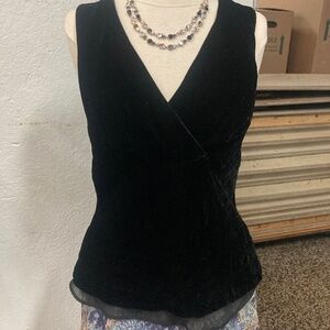 Black Velvet Top